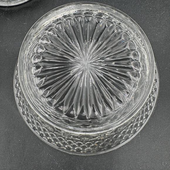 Vtg Finger/Fruit Bowls (2) Cape Cod by Imperial Glass Ohio Glassware 5.25" Set/2 - Picture 3 of 7
